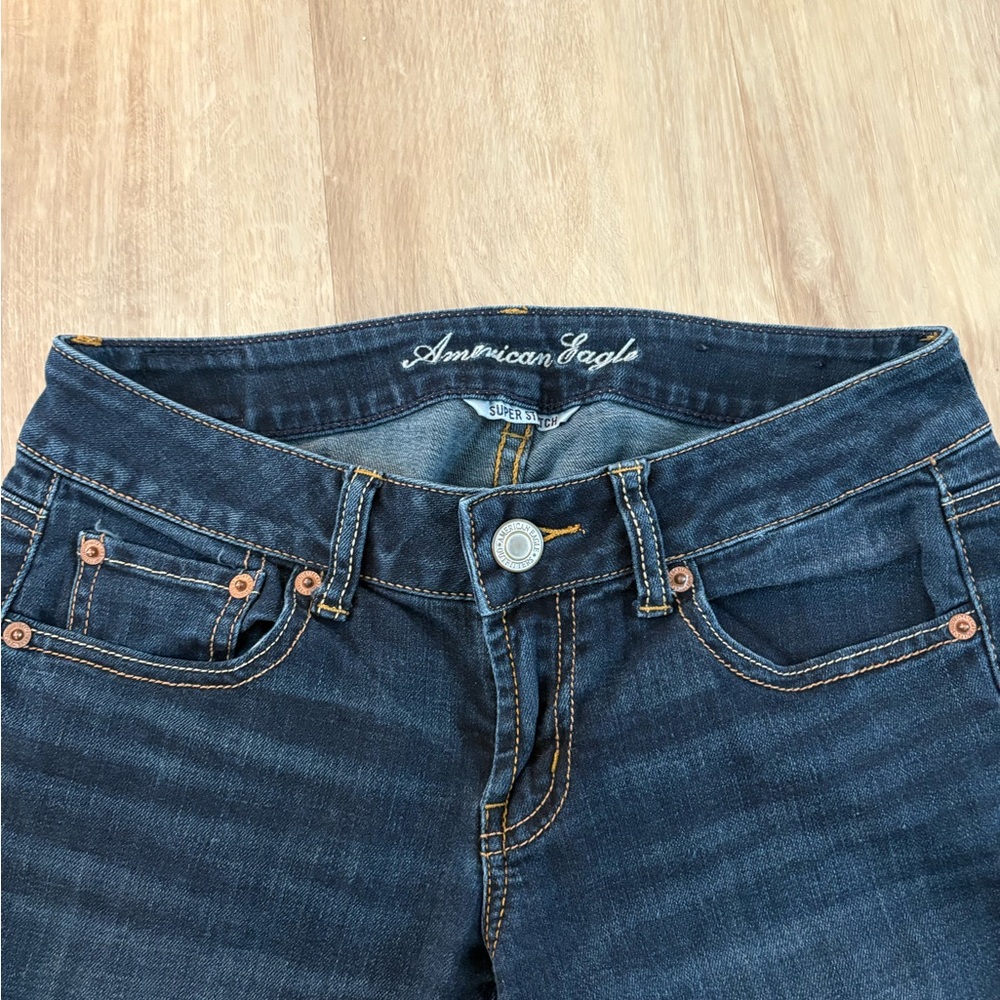 American Eagle Outfitters Indigo Boyfriend Jeans - Picture 3 of 4